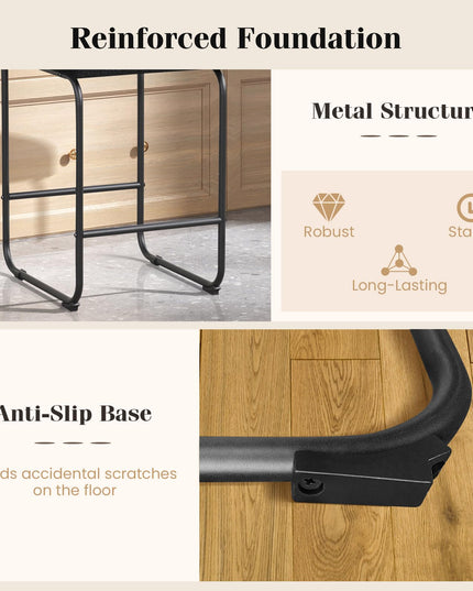 Giantex 26" Counter Height Bar Stools Set of 2/4