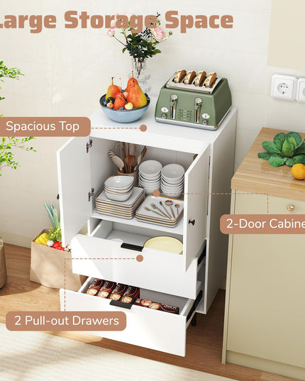 Giantex Buffet Cabinet with Drawers for Living Room