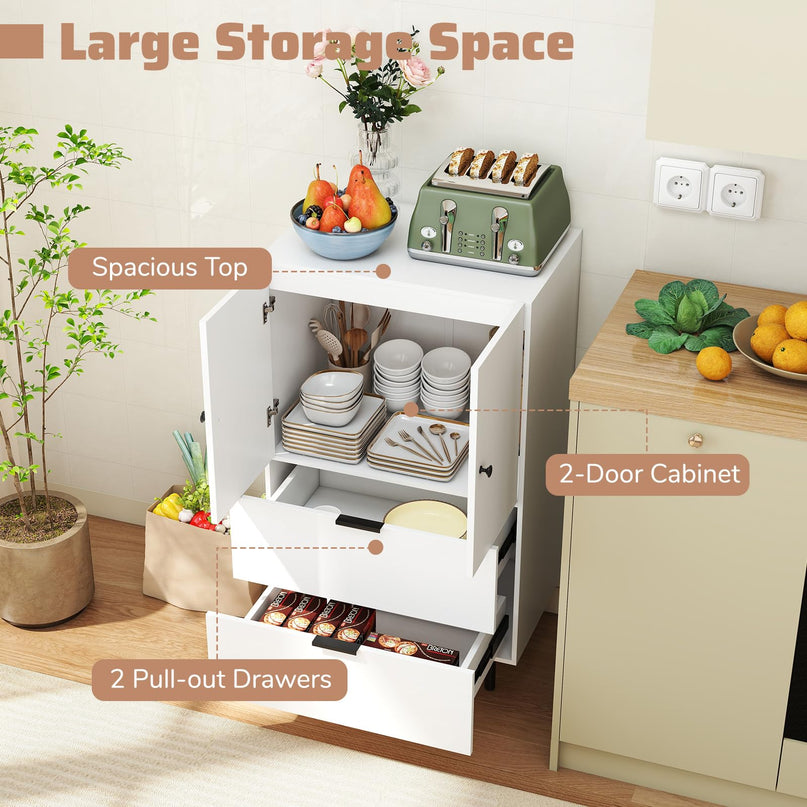 Giantex Buffet Cabinet with Drawers for Living Room