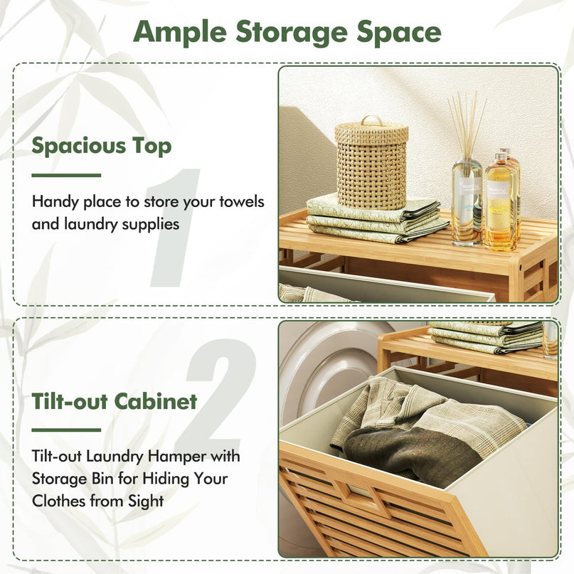 Giantex Tilt Out Laundry Hamper