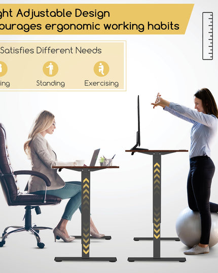 Giantex Electric Standing Desk, Height Adjustable Stand up Desk