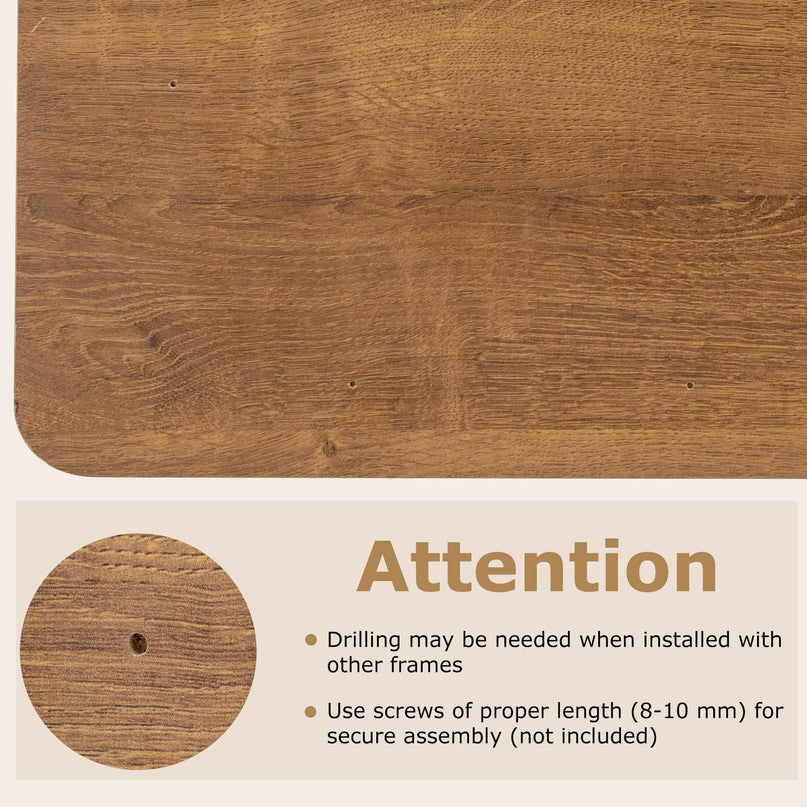 Giantex Universal Wood Table Top 48 x 30 inch Solid One-Piece Desk top