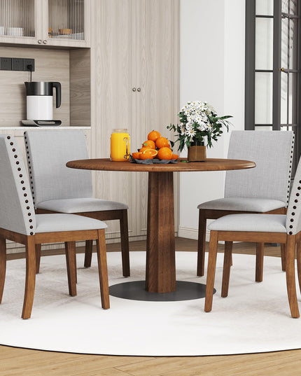 Giantex Upholstered Dining Chairs Set for Restaurant