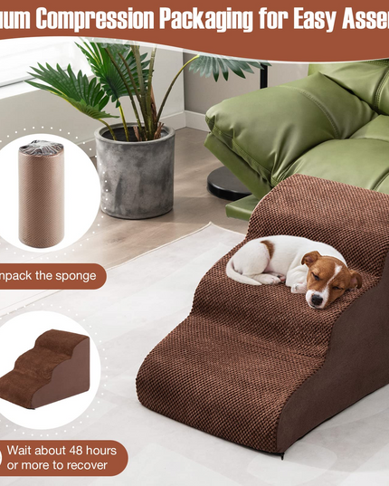 Giantex Dog Ramp Stairs for Bed
