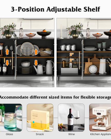 Giantex Large Buffet Cabinet with Storage