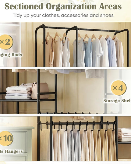Giantex Clothes Rack with Pants Hangers