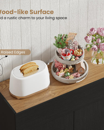 Giantex Sideboard Buffet Cabinet with Storage with Drawer and Push-to-Open Doors