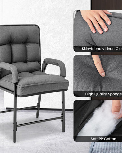 Giantex Modern Accent Chair with Ottoman