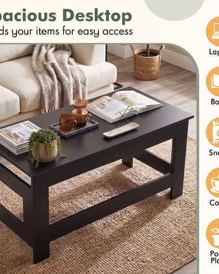 Giantex 31.5" Folding Coffee Table for Living Room