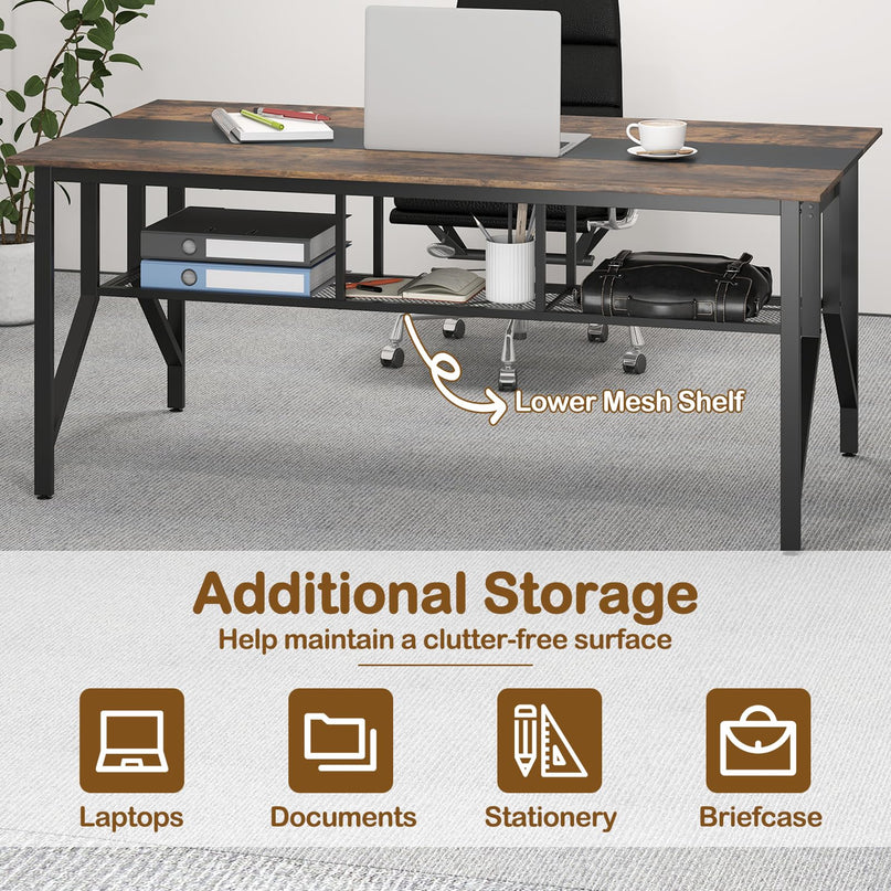 Giantex 6 FT Conference Table for 6-8 People for Office