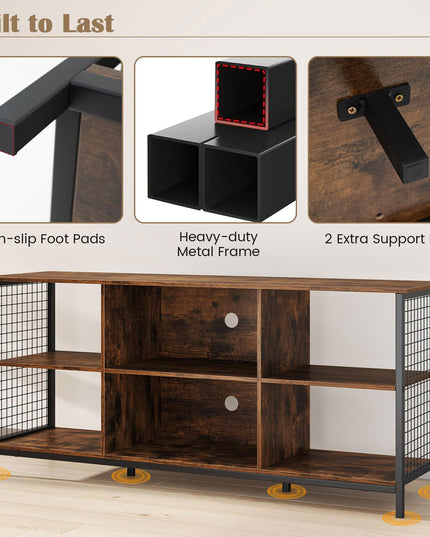 Giantex Industrial TV Stand for TVs up to 65 Inch