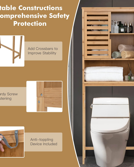 Giantex Over-The-Toilet Storage Cabinet