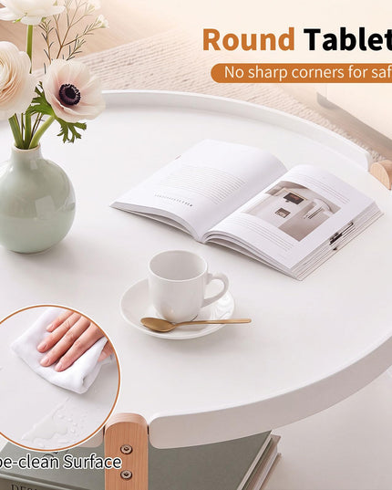 GIANTEX 23.5" 2-Tier Coffee Table with Storage