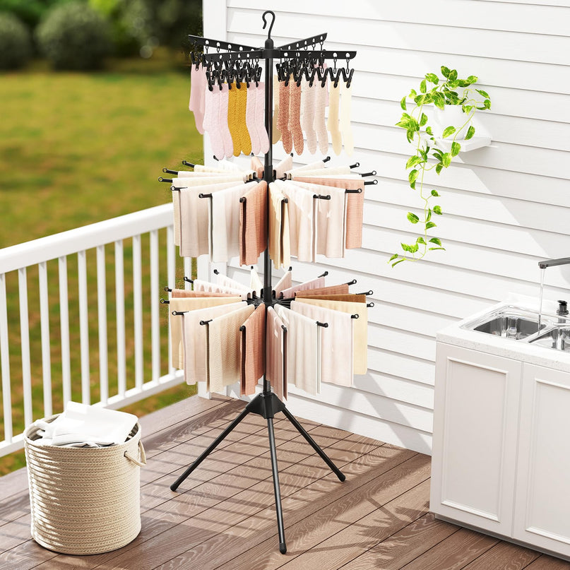 Giantex Tripod Clothes Drying Rack for Laundry Room