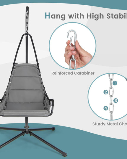 Giantex Hanging Chair with Stand