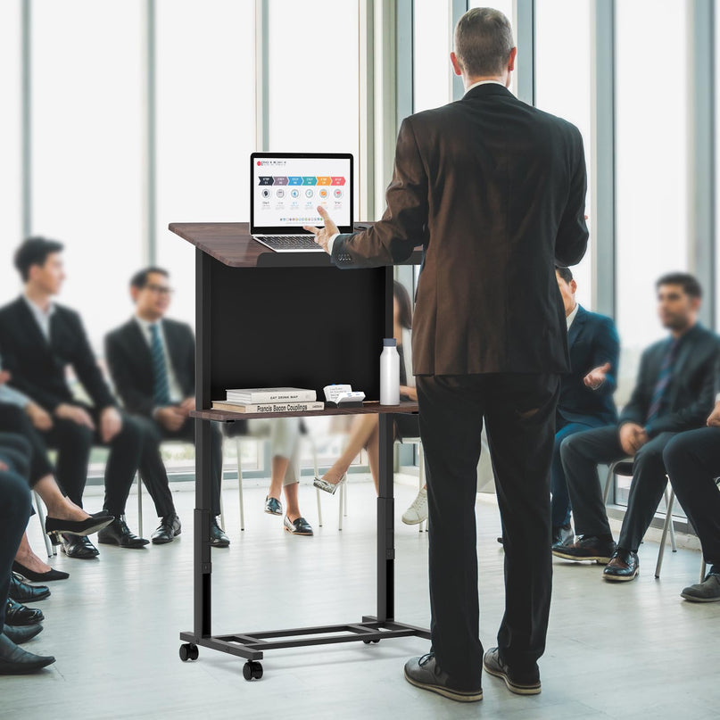 Giantex Mobile Podium Stand