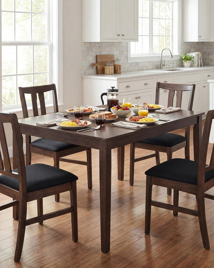 Giantex Fabric Upholstered Kitchen Chair w/Padded Seat for Home Restaurant