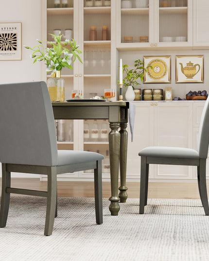 Giantex Upholstered Dining Chairs Set for Restaurant