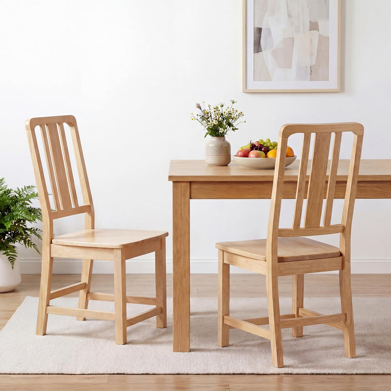 Giantex Natural Dining Room Chair for Living Room Restaurant