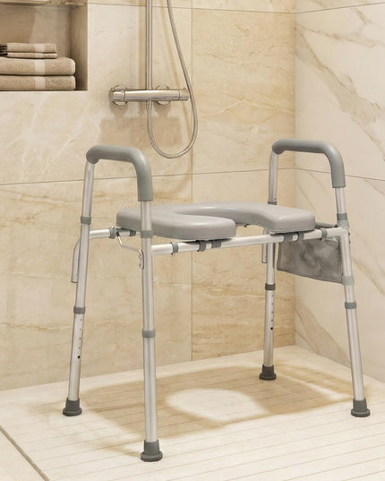 Giantex Raised Toilet Seat with Handles