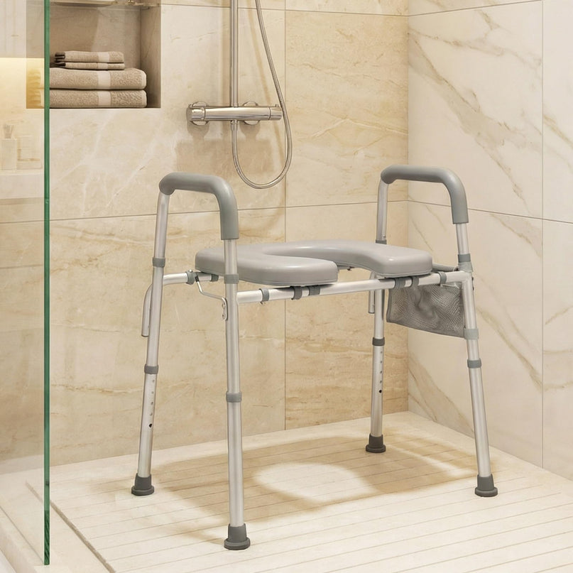 Giantex Raised Toilet Seat with Handles