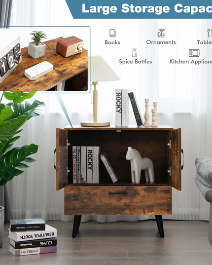 Giantex Storage Cabinet Buffet Sideboard