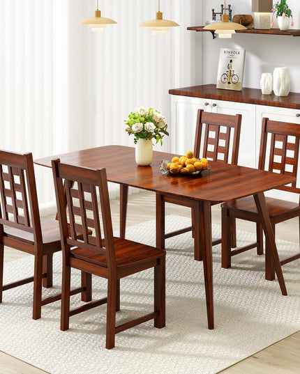 Giantex Wooden Dining Chairs Set for Kitchen
