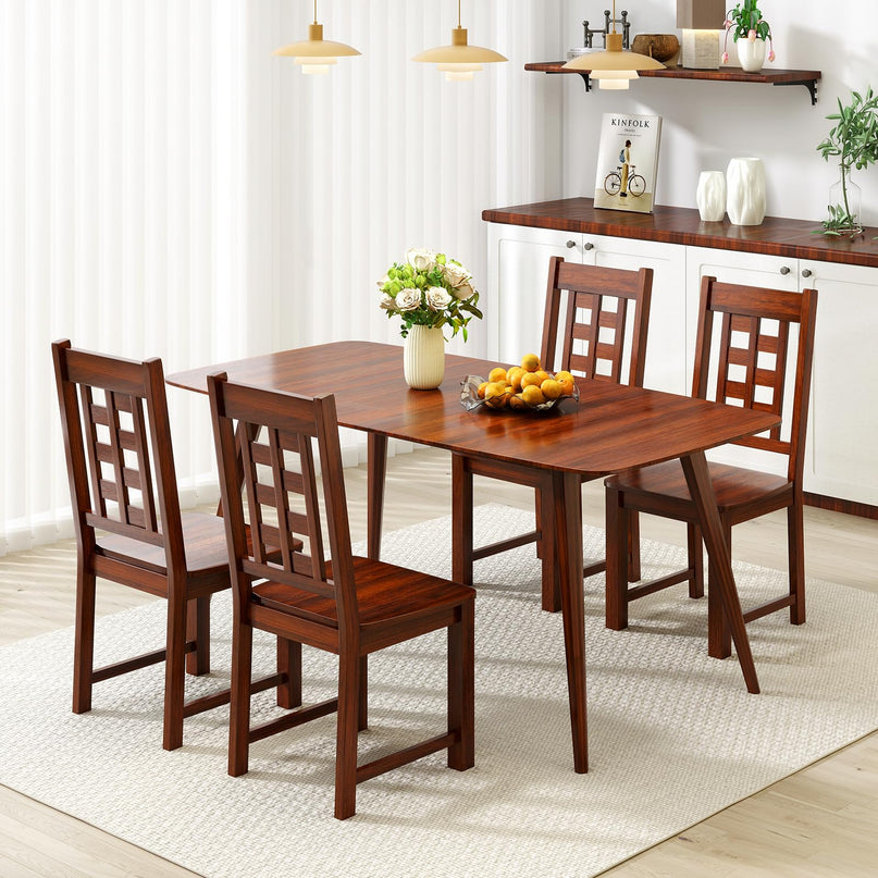 Giantex Wooden Dining Chairs Set for Kitchen