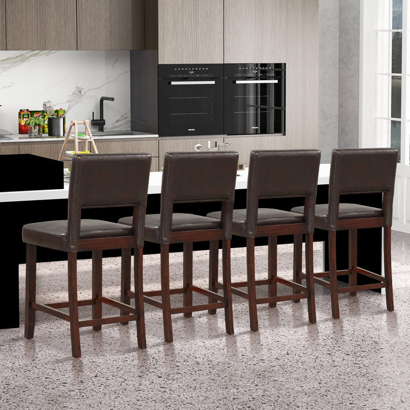 4-Piece Bar Chair Set - Giantex