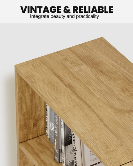 Giantex Open Shelf Bookcase, Separable Cube Bookshelf TV Stand w/ 6 Grids