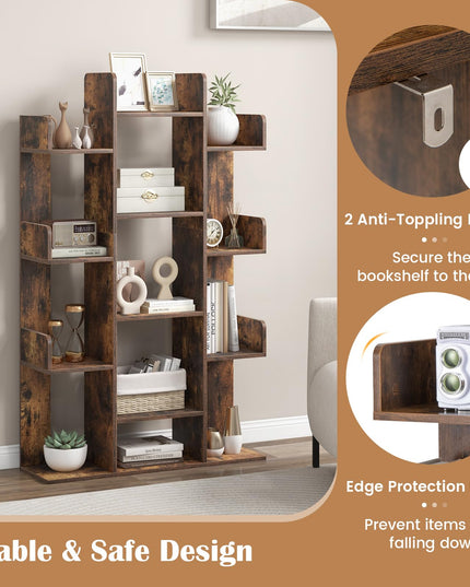 Giantex 7-Cube Tree Bookshelf