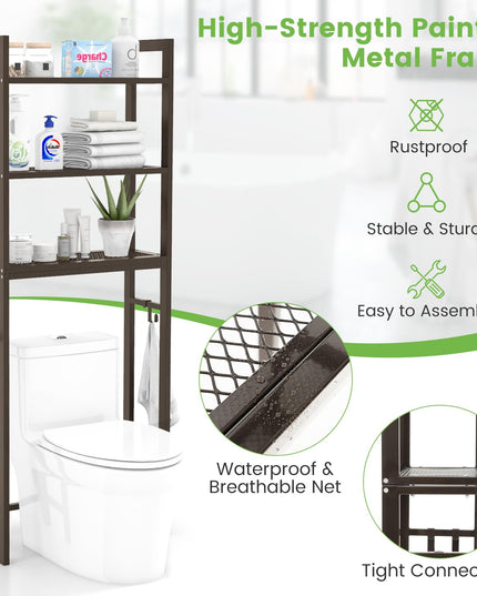 Giantex Over The Toilet Storage Shelf