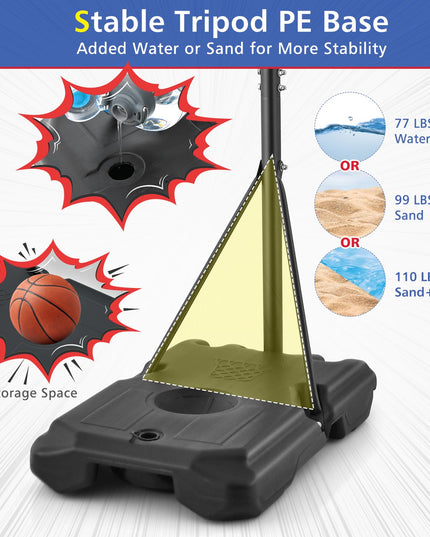 Giantex Portable Basketball Hoop