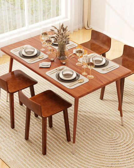 Giantex Wood Dining Chairs Set of 2/4 for Home Living Room