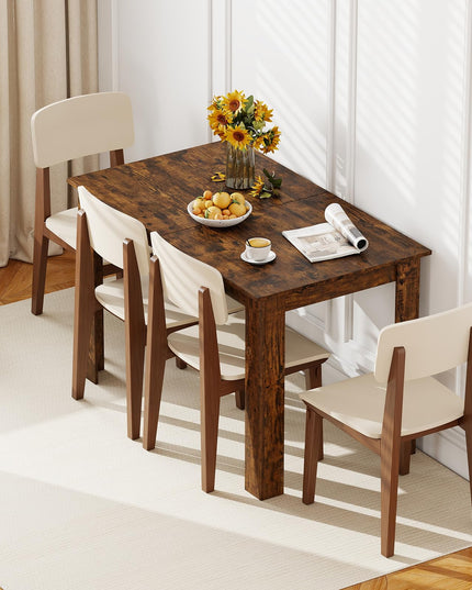 Giantex Table de Salle à Manger Extensible 119-157 cm pour 4-8 Personnes, Table de Ferme