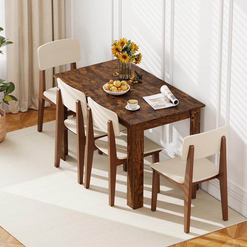 Giantex 47"-62" Extendable Dining Room Table for 4-8 Farmhouse Dining Table