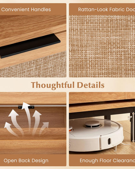 Giantex Large Shoe Storage Cabinet w/ 4 Flip Drawers for Hallway