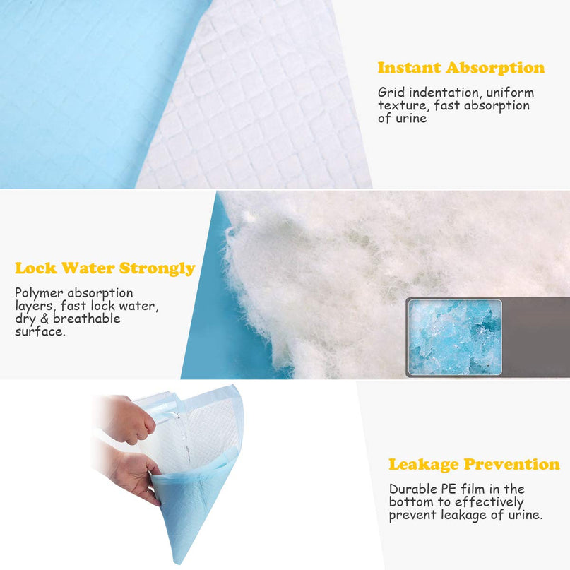 Giantex Puppy Pee Pads Dog Potty Pads, Powerful Absorbency
