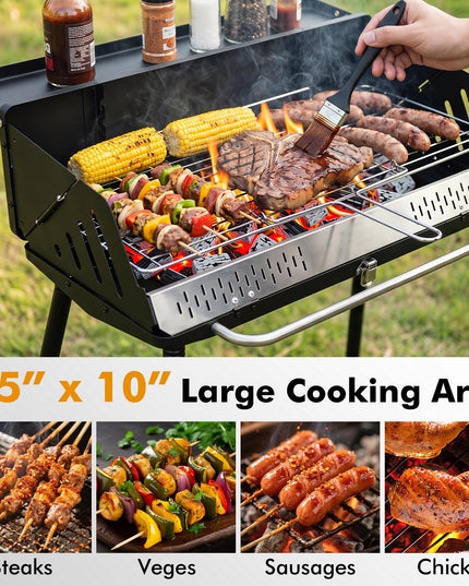 Giantex Portable Charcoal Grill with Detachable Legs