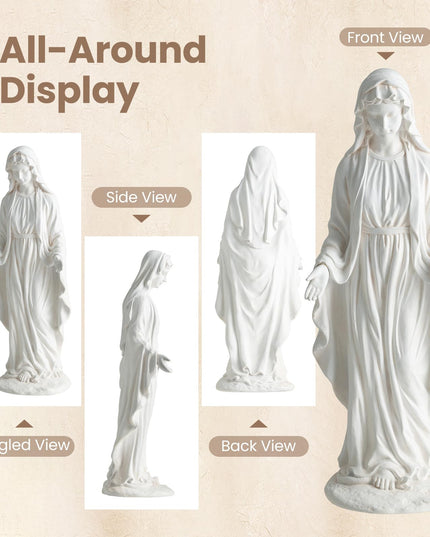Giantex Virgin Mary Garden Statue 29.5" for Lawn