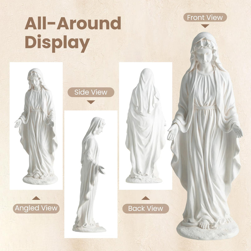 Giantex Virgin Mary Garden Statue 29.5" for Lawn