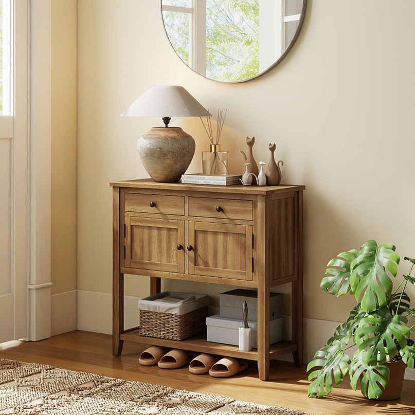 Giantex Buffet Cabinet with Storage Shelf, 2 Drawers