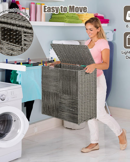 Panier à linge Giantex avec couvercle