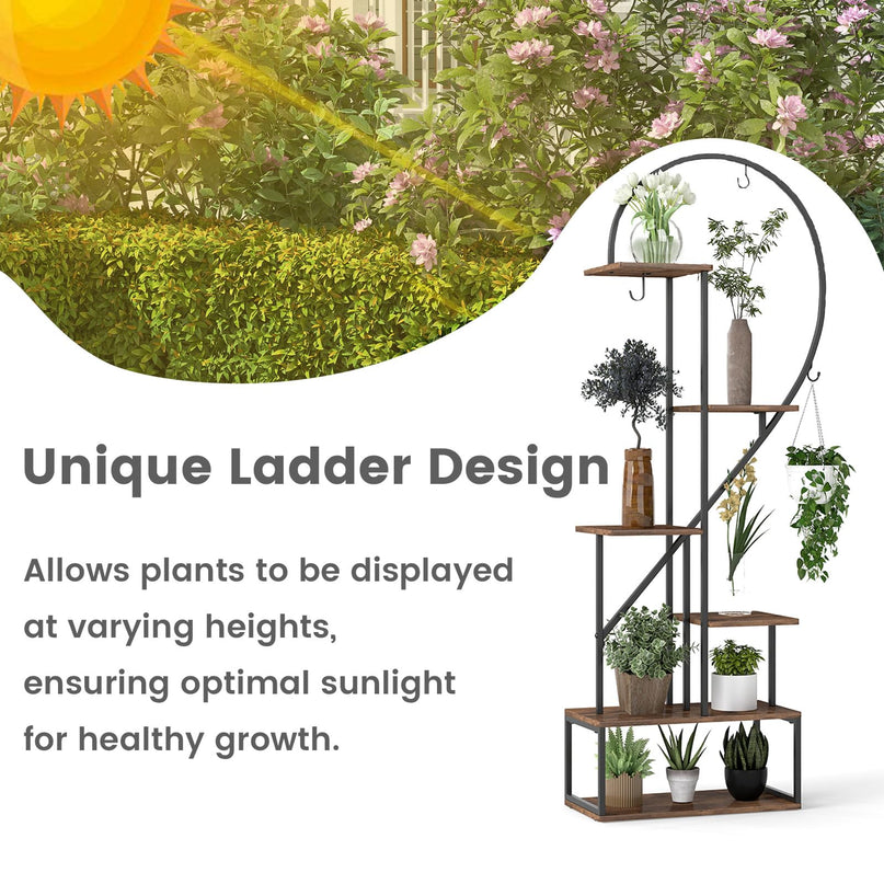 Giantex 6 Tier Tall Plant Stand Indoor for Living Room Balcony