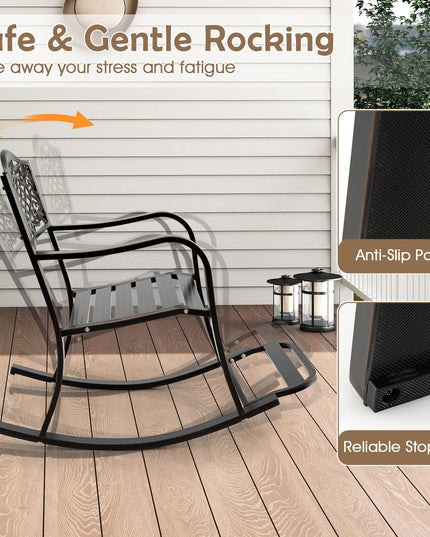 Giantex Patio Rocking Chair for Backyard