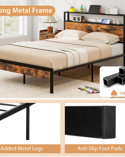 Giantex Full Size Bed Frame
