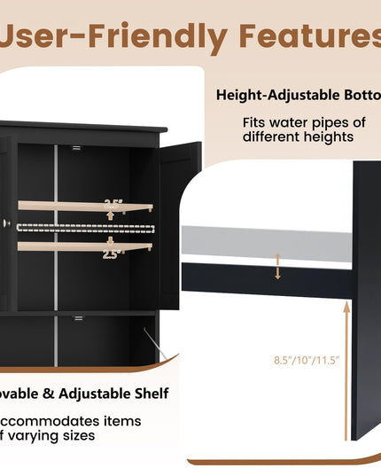 Giantex 31.5'' Over The Toilet Storage Cabinet