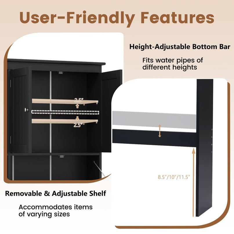 Giantex 31.5'' Over The Toilet Storage Cabinet