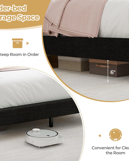 Giantex Queen Bed Frame with Headboard