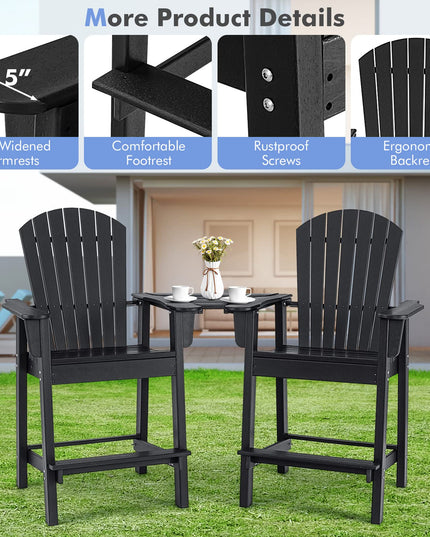 Giantex Tall Adirondack Chair Set
